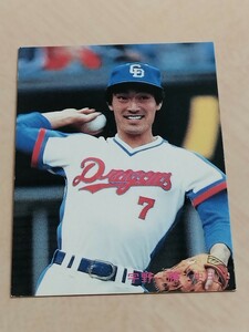 カルビー　野球カード　85年　宇野　勝　　No.357 　中日ドラゴンズ　　