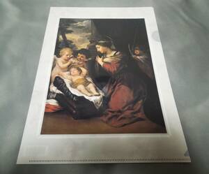 美術館グッズ　A4版クリアファイル　聖母子と天使たち・聖女カエキリア