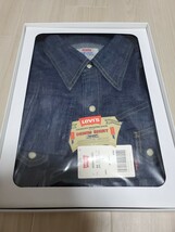 シャツ 長袖 ブルー　リーバイス　Levi's　ジーンズ　未使用_画像1