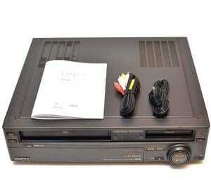 【稀少美品】SONY ソニー WV-F1 ゴク楽ダブル hi8 ハイエイト 8mm 8ミリ VHS ビデオデッキ Video Cassette Recorder WV-H1 の兄弟機