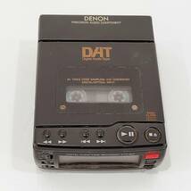 ●デノン DTR-80P ポータブルDAT DENON デジタル オーディオ テープレコーダー 音響機器 DIGITAL AUDIO TAPE RECORDER S2545_画像1