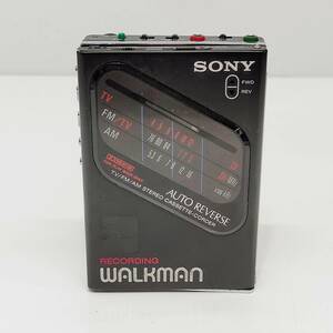 ●ソニー WM-F203 カセットウォークマン SONY ポータブルカセットプレーヤー WALKMAN 音響機器 FM/AM STEREO CASSETTE-CORDER S2560