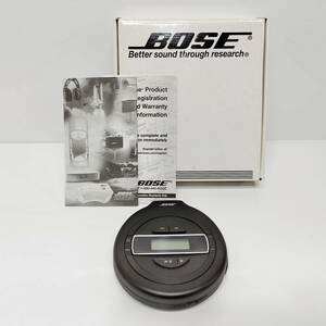 ●動作品 ボーズ PM-1 ポータブルCDプレーヤー BOSE ブラック 元箱 取扱説明書付き 音響機器 音楽 再生 S2596