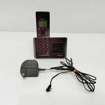 ●シャープ JD-BC1CL-T デジタルコードレス電話機 SHARP ダークブラウン インテリアホン 温度計機能付き S2623_画像1