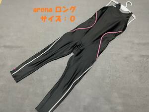 ★アリーナ 女子 競泳水着 ロングスパッツ サイズO XL SAR-5130W ウロコスキン 日本製 足首丈 arena ロングジョン スピード　ミズノ