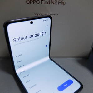 美品/海外SIMフリー)OPPO Find N2 Flip 5G パープル グローバル版, アラミドケース, AnkerUSBアダプタ, TypeCケーブルの画像5