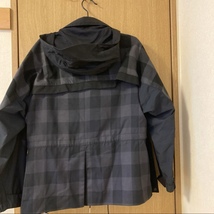 未使用品 定価¥132000 sacai 22SS Buffalo Check Blouson Size2 チェック ブルゾン ジャケット ブラック×グレー パーカー_画像3