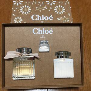  free shipping * new goods chloe Chloe o-do Pal fam75ml Hori te- gift set body lotion perfume 3 point coffret gift set anonymity delivery 