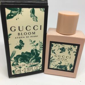 送料無料☆新品 GUCCI グッチ ブルーム アクアディフィオーリ ミニ香水 5ml オードトワレ 外箱付正規品 匿名配送の画像1