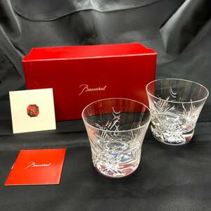 Baccarat バカラ ロックグラス Stella ステラ 250周年記念グラス イヤータンブラー 2014 クリスタルガラス ペアグラス タンブラー 2客 箱付