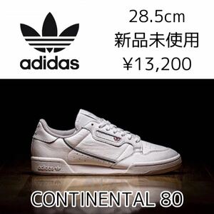 13,200円! 28.5cm 新品 adidas originals CONTINENTAL 80 アディダスオリジナルス コンチネンタル 天然皮革 プレミアムレザー 白 ホワイト