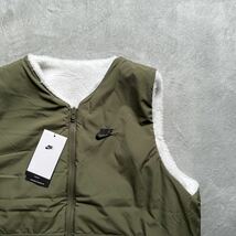 12,650円! XLサイズ 新品 NIKE リバーシブル ボアベスト 保温 軽量 リバーシブルベスト フリースベスト クラブ+ ウィンター REV ベスト 2L_画像7