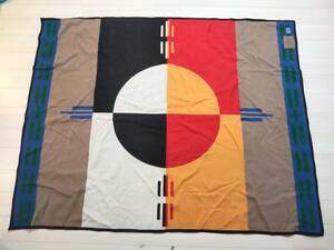 * old model pen dollar ton Pendleton large wool blanket *CIRCLE OF LIFE Circle ob life design *Beaver State Logo 