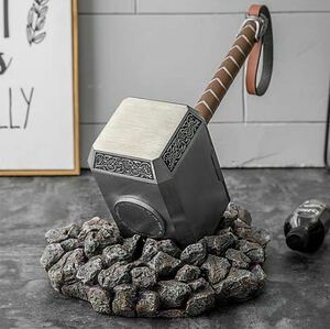 マーベル　雷神の槌　Thor‘s Mjolnir フィギュア　高品質アルミニウム合金製、1：1モデルトイス　コスプレ道具