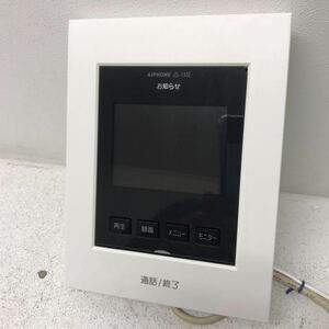 1212N アイホン AIPHON JS-1ME インターホン テレビドアホン モニター カラー 動作確認済み セキュリティ 録画機能付き 住戸用