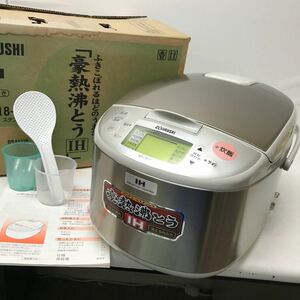 1229B 未使用★ZOJIRUSHI 象印 IH 炊飯ジャー 炊飯器 NP-CB18 1升炊 2004年製 極め炊き 豪熱沸とう ステンレス 電化製品 家電