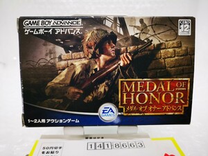 【箱説ハガキ付き◆GBA メダル・オブ・オナー アドバンス medal of honor 他にも出品中、※匿名・同梱可 】ゲームボーイアドバンス/U3