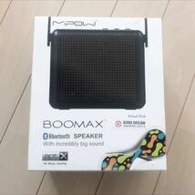 Mipow Boomax Bluetooth対応　ポータブルスピーカー　スピーカーフォン　スマートフォン　タブレット　Mac PC 音楽　ミュージック　未使用_画像1