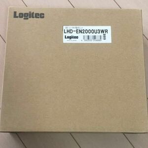 ロジテック　USB 3.0 外付型　HDユニット　LHD-EN2000U3WR Logitec 未開封　パソコン　周辺機器　ハードディスク　保管品　