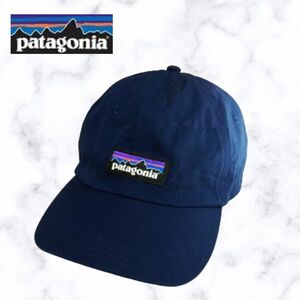 【美品】パタゴニア　patagonia メンズキャップ　ＣＡＰ　帽子　ネイビー　紺色