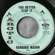 BARBARA MASON/YOU BETTER STOP IT c/w HAPPY GIRL ARCTIC RECORD USオリジナル_画像1