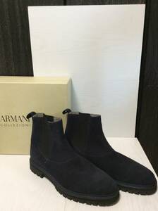 ★必見激安売切り【新品未使用】【アルマーニコレッツォーニ】ARMANI COLLEZIONI ブーツ 靴★42サイズ (27cm相当)