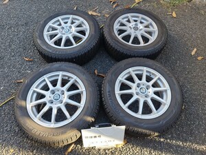 【即決】☆バリ山☆ヨコハマ☆アイスガード☆IG60☆185/65R15☆5.5J☆ET45☆ スタッドレス ☆フリード☆E13ノート☆PCD100☆管理：311301