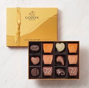 送料無料◆GODIVA ゴディバ◆クラシックゴールドコレクション（12粒入）