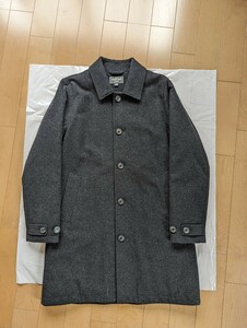 mont-bell モンベル　 Wool Travel Coat　 ウール トラベルコート 　M 　チャコールブラック 　1回着用　 美品