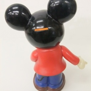 【ソフビ】レトロ ミッキーマウス ソフビ ビッグ貯金箱 ☆格安2000円スタート☆の画像6