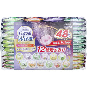 まとめ得 HERSバスラボ 薬用入浴剤 W保湿 お楽しみパック 45g×48錠入 x [3個] /k