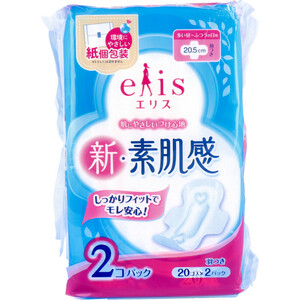 まとめ得 エリス 新・素肌感 多い昼-ふつうの日用 羽つき 20枚×2個パック x [5個] /k