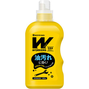 まとめ得 ワーカーズ 作業着専用洗い 衣料用液体洗剤 800g x [10個] /k