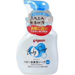 まとめ得 ピジョン ベビー全身泡ソープ 無香料 本体 500mL x [4個] /k