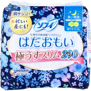 まとめ得 ソフィ はだおもい 極うすスリム290 多い夜用 羽つき 29cm 15個入 x [4個] /k