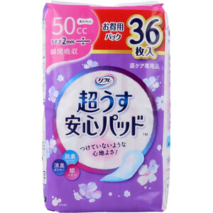 まとめ得 リフレ 超うす安心パッド 中量用 お得用 36枚入 x [4個] /k