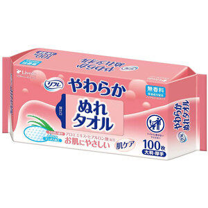 まとめ得 リフレ　やわらかぬれタオル　大判・厚手　１００枚入 x [6個] /k