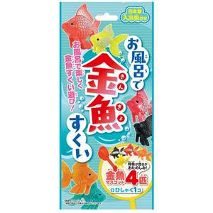 まとめ得 お風呂で金魚すくい 日本製入浴剤付き 25g(1包入) x [4個] /k