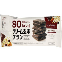 まとめ得 ※クリーム玄米ブラン 80kcaL ビターチョコ 3個入 x [15個] /k_画像1