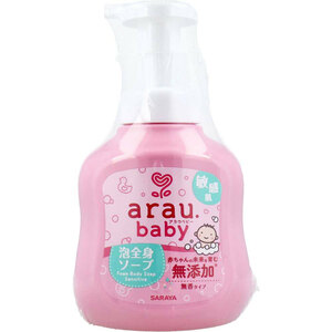 まとめ得 アラウ.ベビー 泡全身ソープ 敏感肌 無香タイプ 450ｍL x [5個] /k