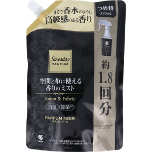 まとめ得 サワデーパルファム 空間と布に使える香りのミスト パルファムノアール 詰替用 370mL x [4個] /k