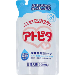 まとめ得 アトピタ 保湿全身泡ソープ 無香料 詰替用 300mL x [5個] /k