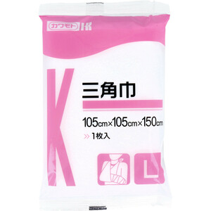 まとめ得 カワモト 三角巾 Lサイズ 1枚 x [8個] /k