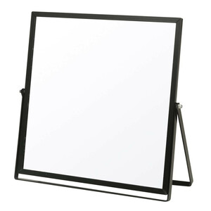  aluminium frame desk mirror square L BK NK-248 /a