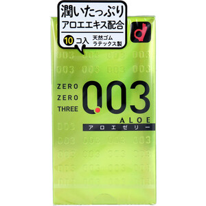 まとめ得 オカモト ゼロゼロスリー003 コンドーム アロエゼリー 10個入 x [5個] /k