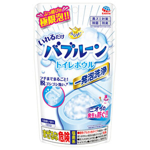 まとめ得 らくハピ いれるだけバブルーン トイレボウル 1回使い切りタイプ 180g x [16個] /k