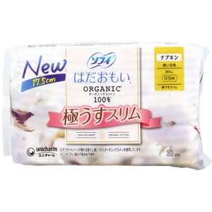 まとめ得 ソフィ はだおもい オーガニックコットン100％ 極うすスリム 軽い日用 羽なし 17.5cm 30個入 x [16個] /k