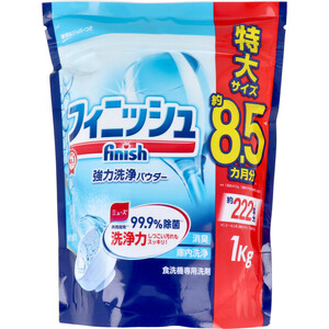 まとめ得 フィニッシュ 強力洗浄パウダー 食洗機専用洗剤 詰替用 1kg x [6個] /k