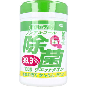 まとめ得 ノンアルコール除菌 ウエットタオル 本体 100枚入 x [16個] /k