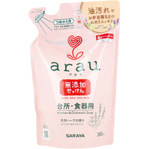 まとめ得 arau.(アラウ)台所用・食器用せっけん 詰替用 380mL x [20個] /k